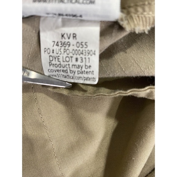 5.11 Tactical Stryke Cargo Pants Beige Mens 38x34 Ripstop Utility Pockets - Picture 8 of 10